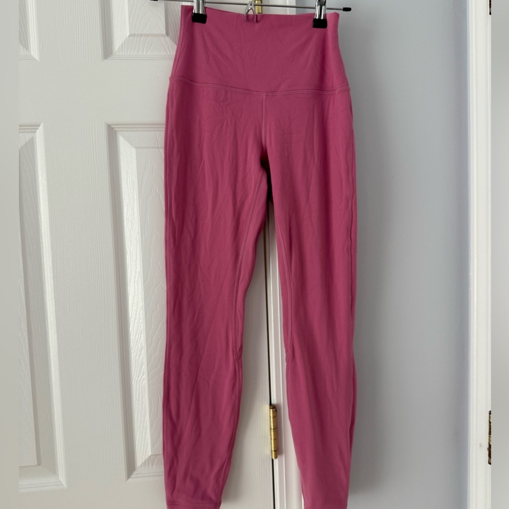 Lululemon Align Leggings New style Bright Pink Size 4